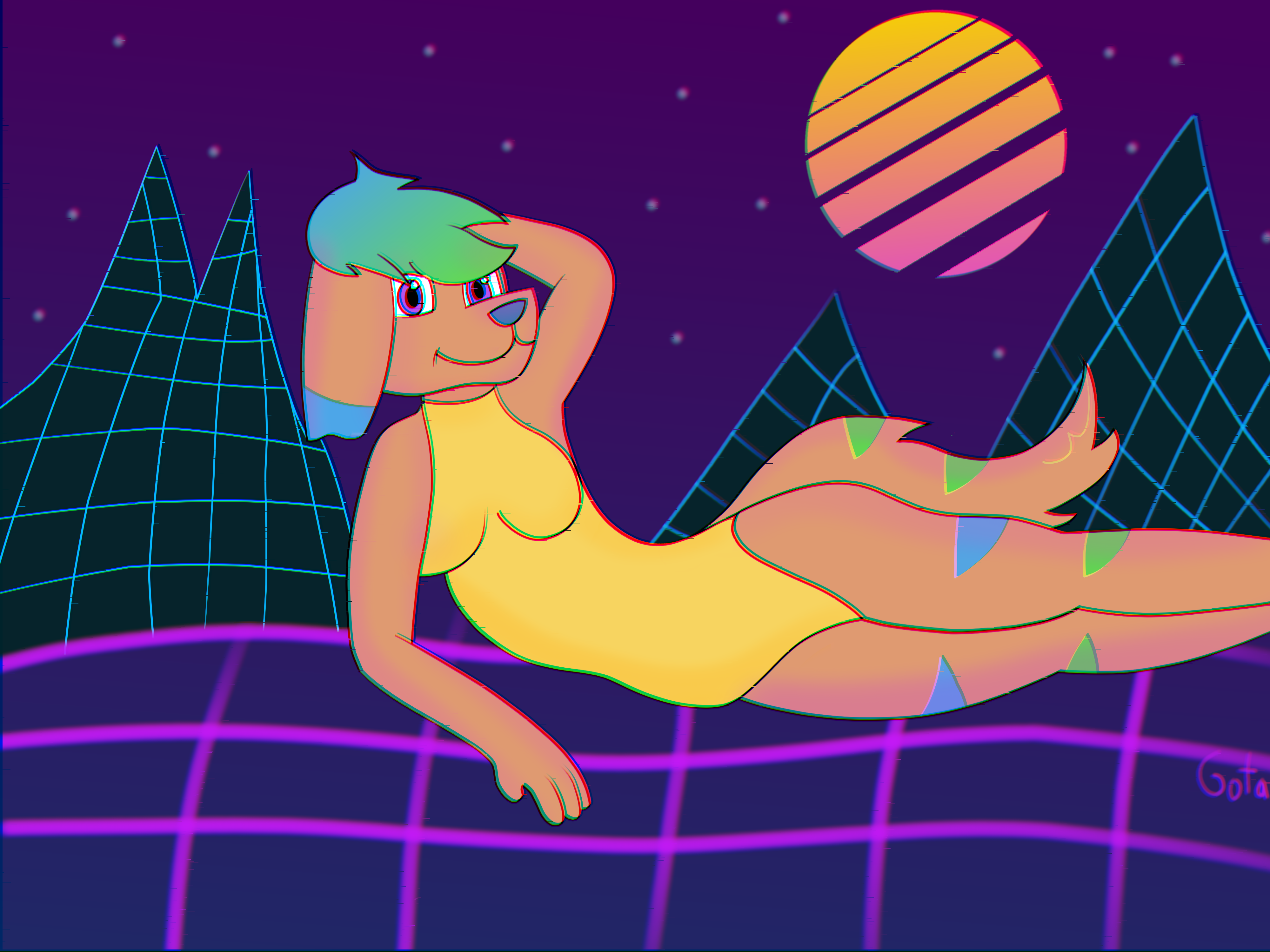 Laying In The Vaporwaves