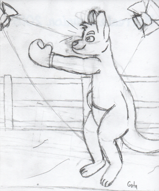 Hannah Boxing Sketch