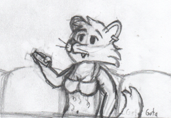 Lounging Around Sketch